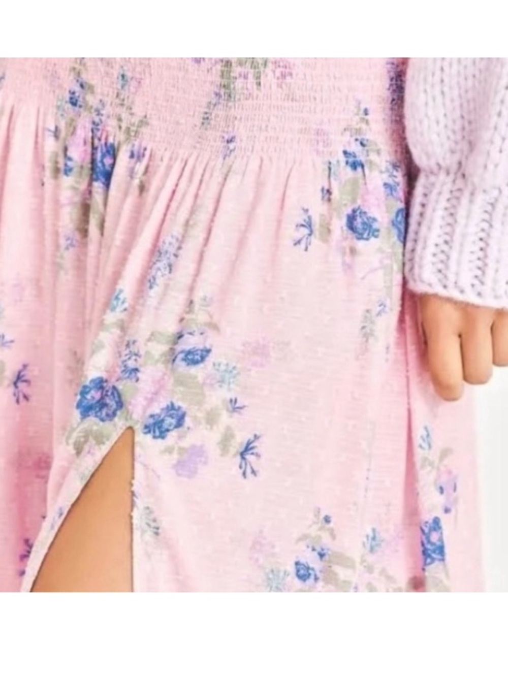 Loveshackfancy Pink Floral Cottagecore Falune Cotton Maxi Drop Waist Skirt XXL - Picture 3 of 15